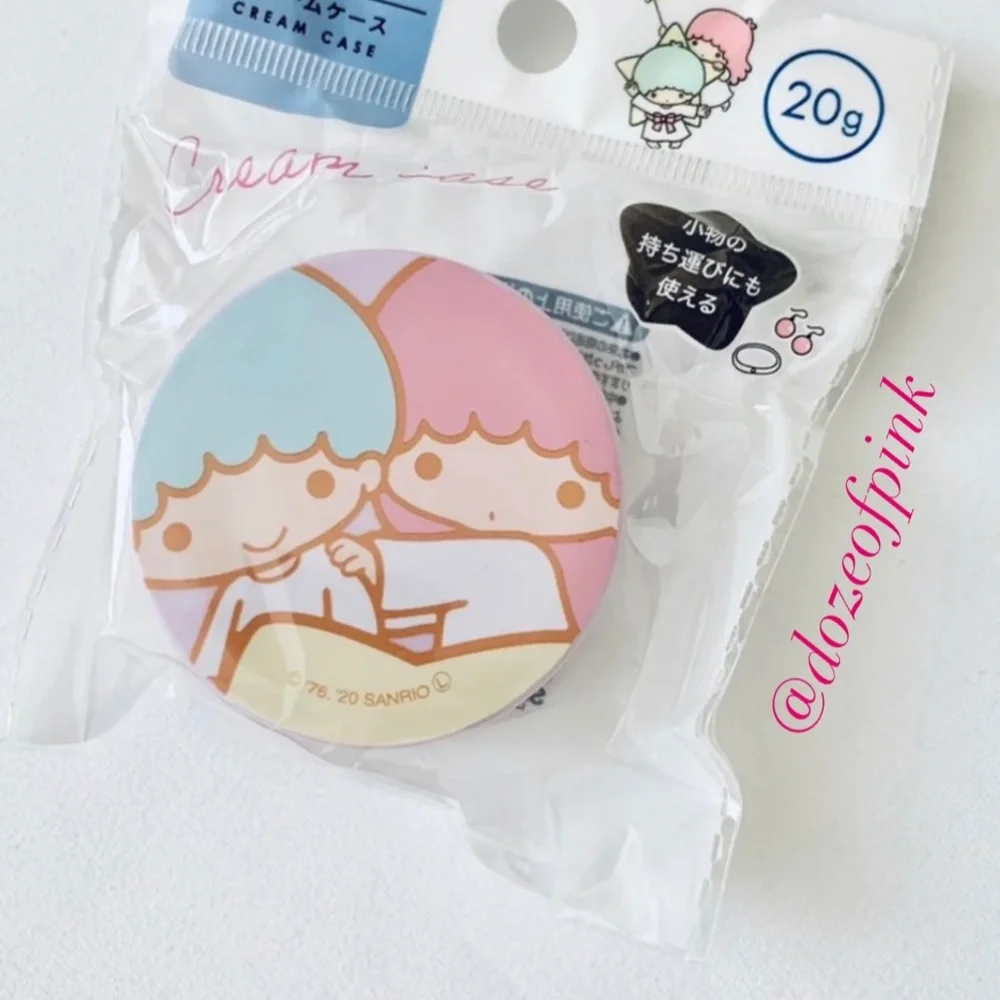 Little twin stars kiki & lala cream / pill case